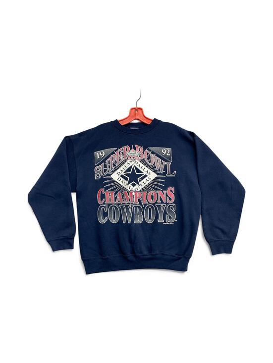 NFL Other - Vintage Rare 1992 Dallas Cowboys Super Bowl Champions Sweatshirt Size Large